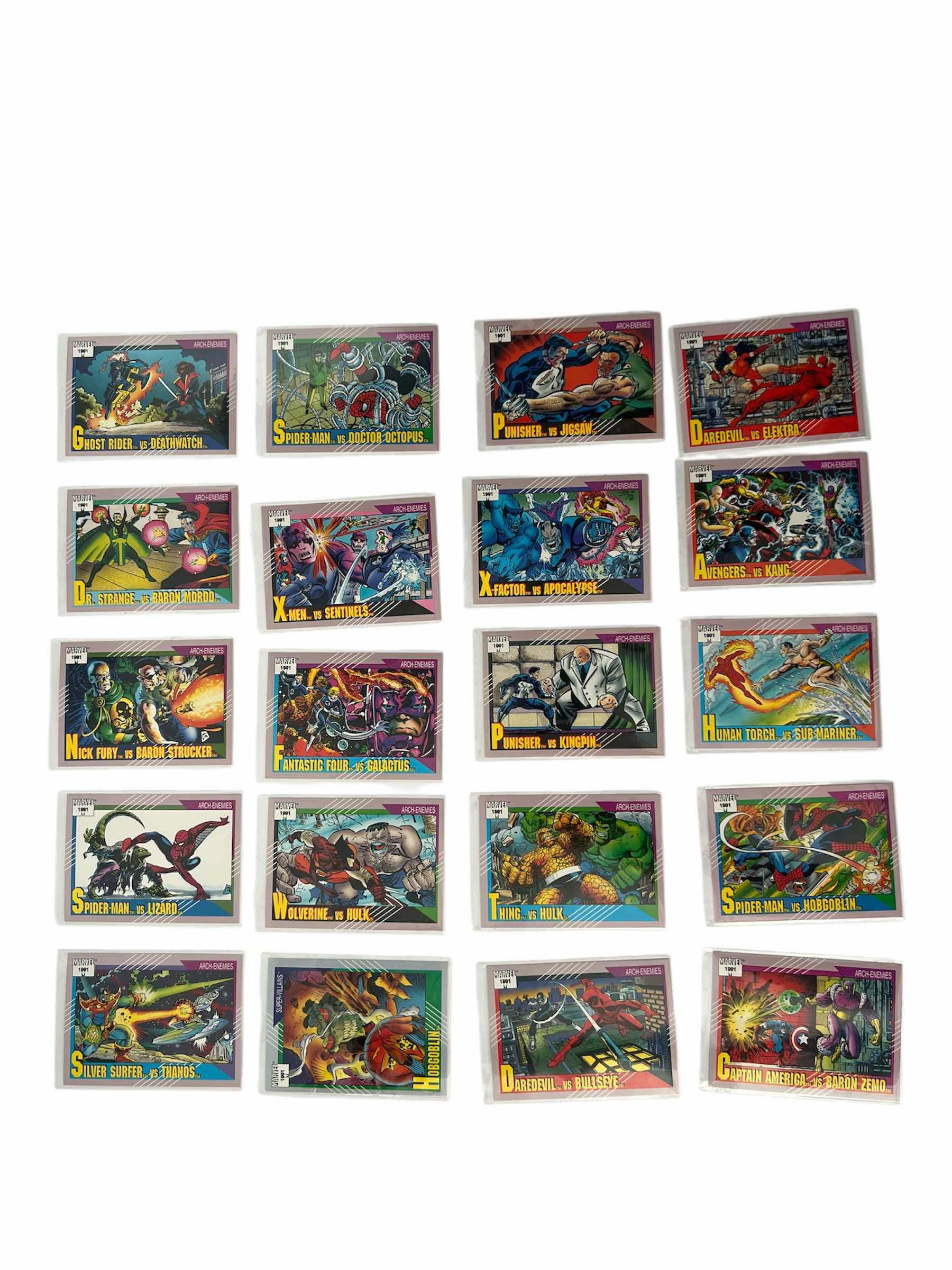 Photo 1 of 20-1991 IMPEL MARVEL UNIVERSE CARDS SERIES 2 RANDOM