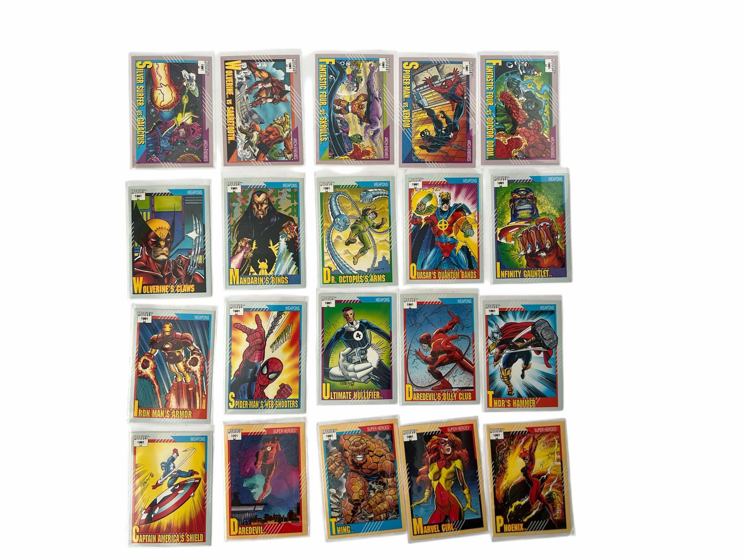 Photo 1 of 20-1991 IMPEL MARVEL UNIVERSE CARDS SERIES 2 RANDOM