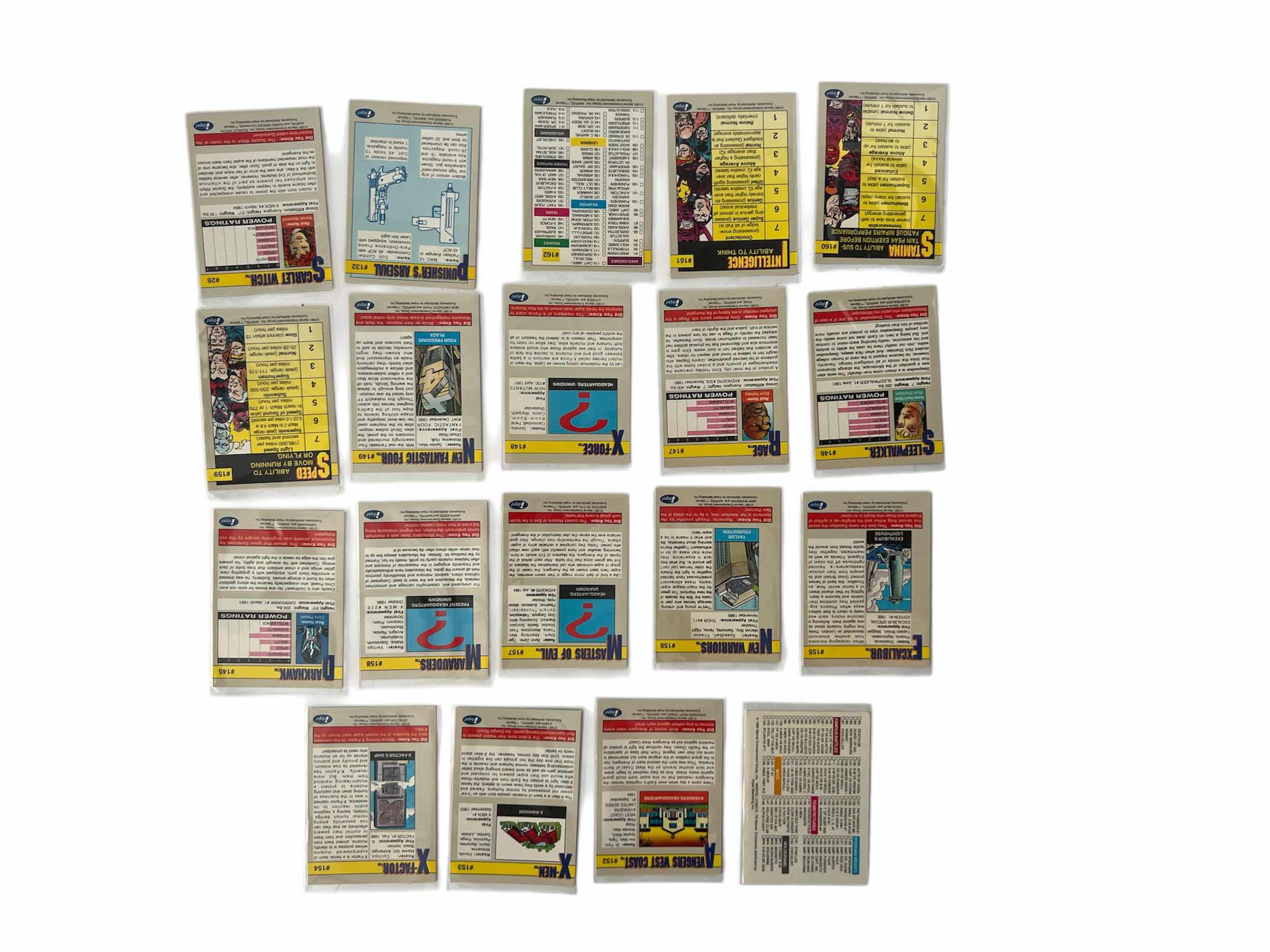 Photo 1 of 19-1991 IMPEL MARVEL UNIVERSE CARDS SERIES 2 RANDOM