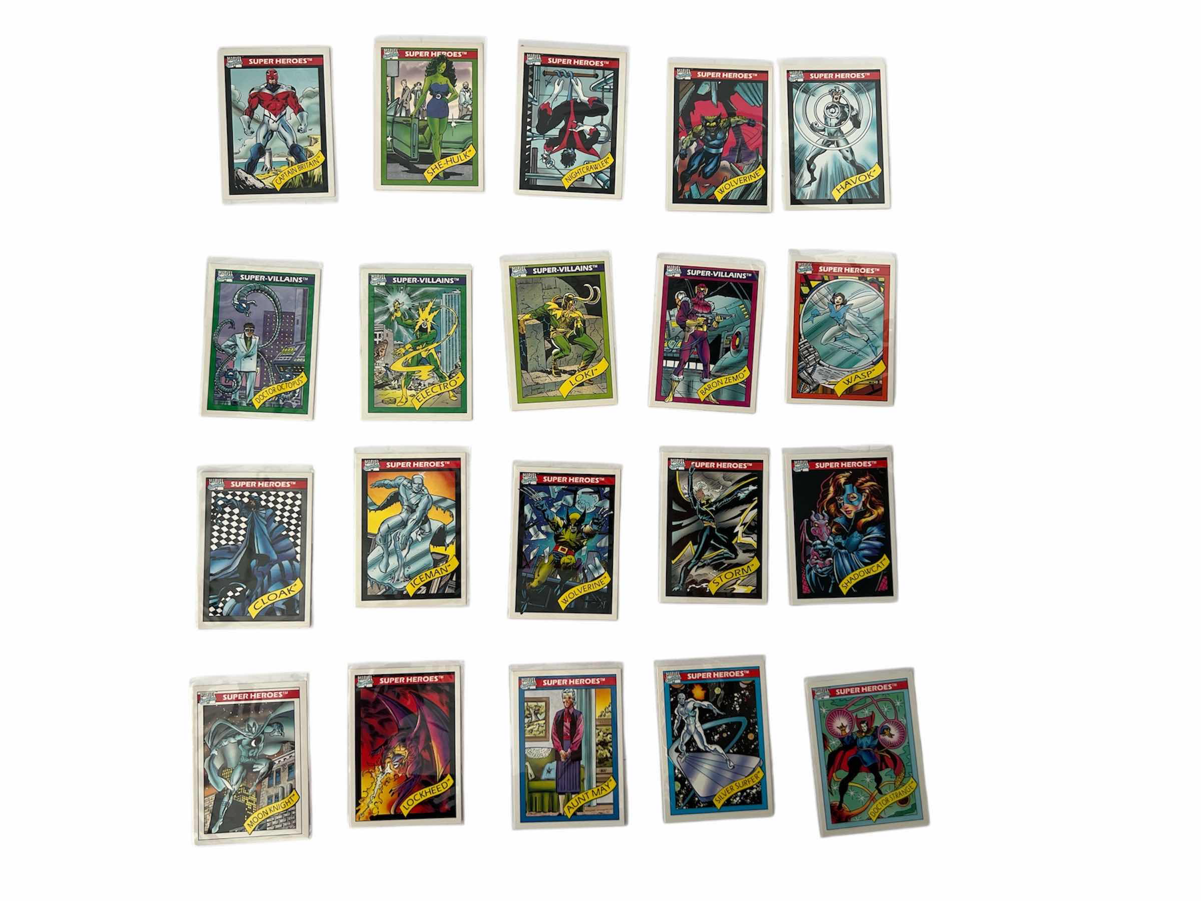 Photo 1 of 20-1990 IMPEL MARVEL UNIVERSE CARDS RANDOM