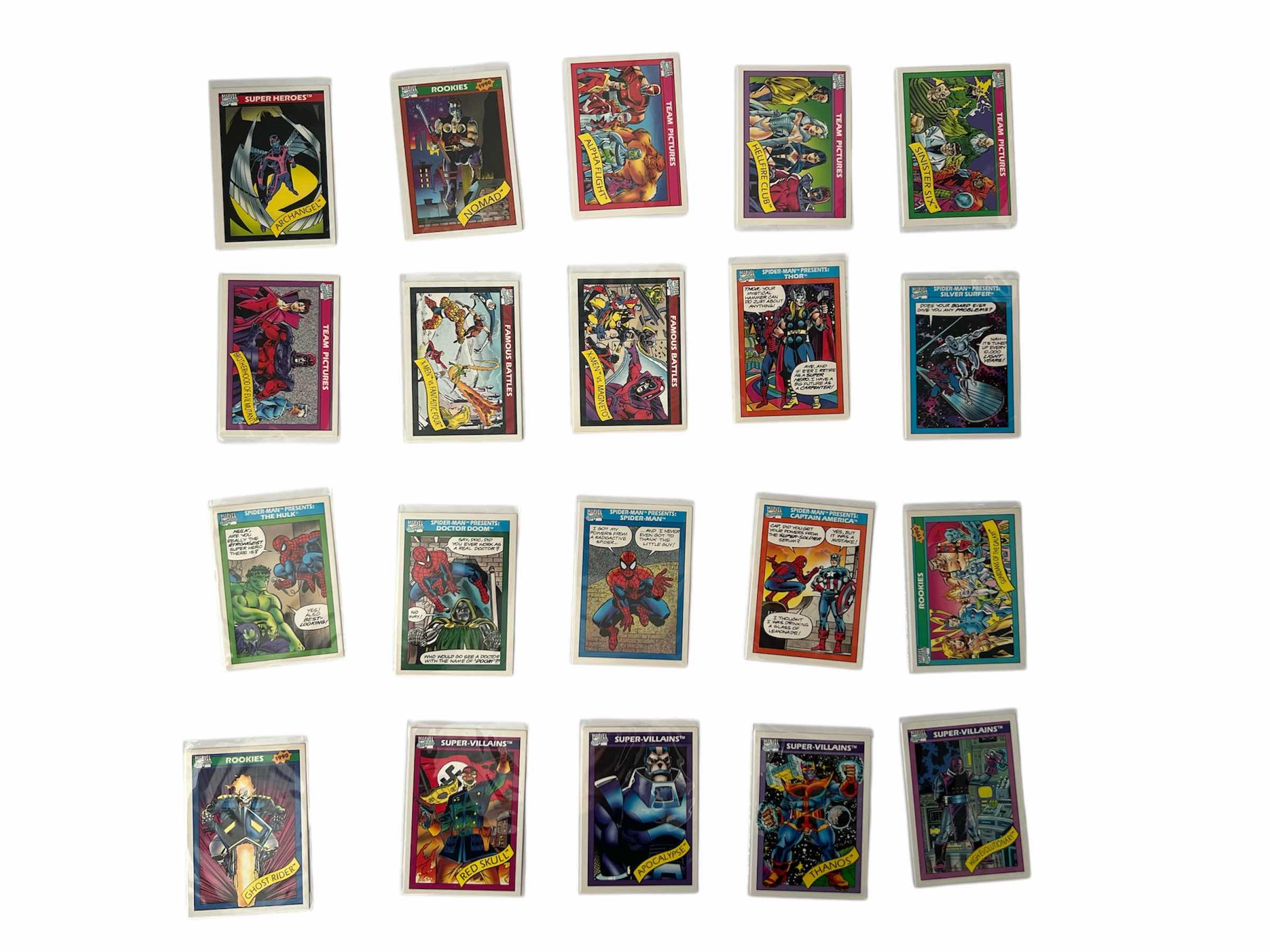 Photo 1 of 20-1990 IMPEL MARVEL UNIVERSE CARDS RANDOM