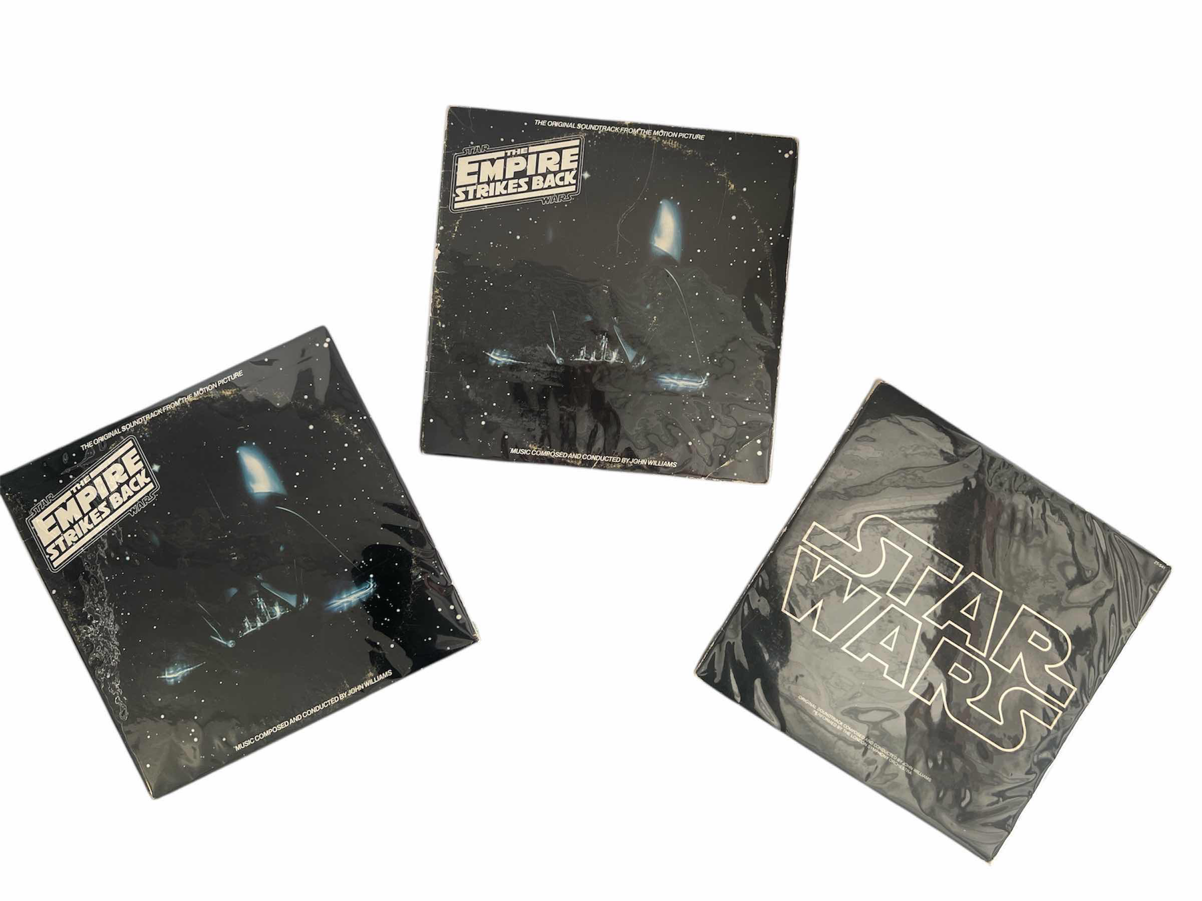 Photo 1 of 3 STAR WARS SOUNDTRACK VINYL RECORDS, 2-THE EMPIRE STRIKES BACK, STAR WARS IN SEALED PLASTIC