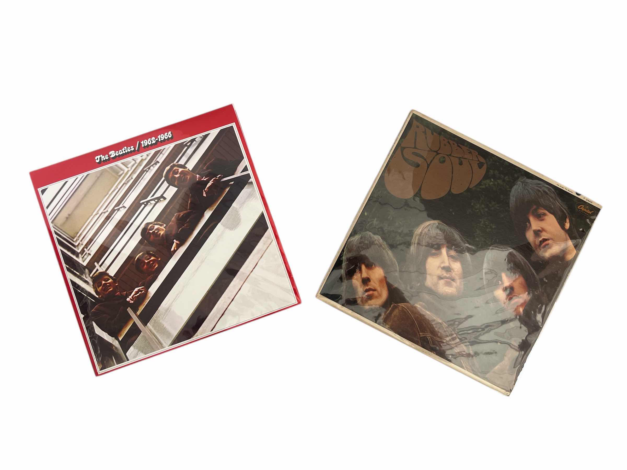Photo 1 of BEATLES VINYL RECORDS, THE BEATLES 1962-1966, RUBBER SOUL IN SEALED PLASTIC