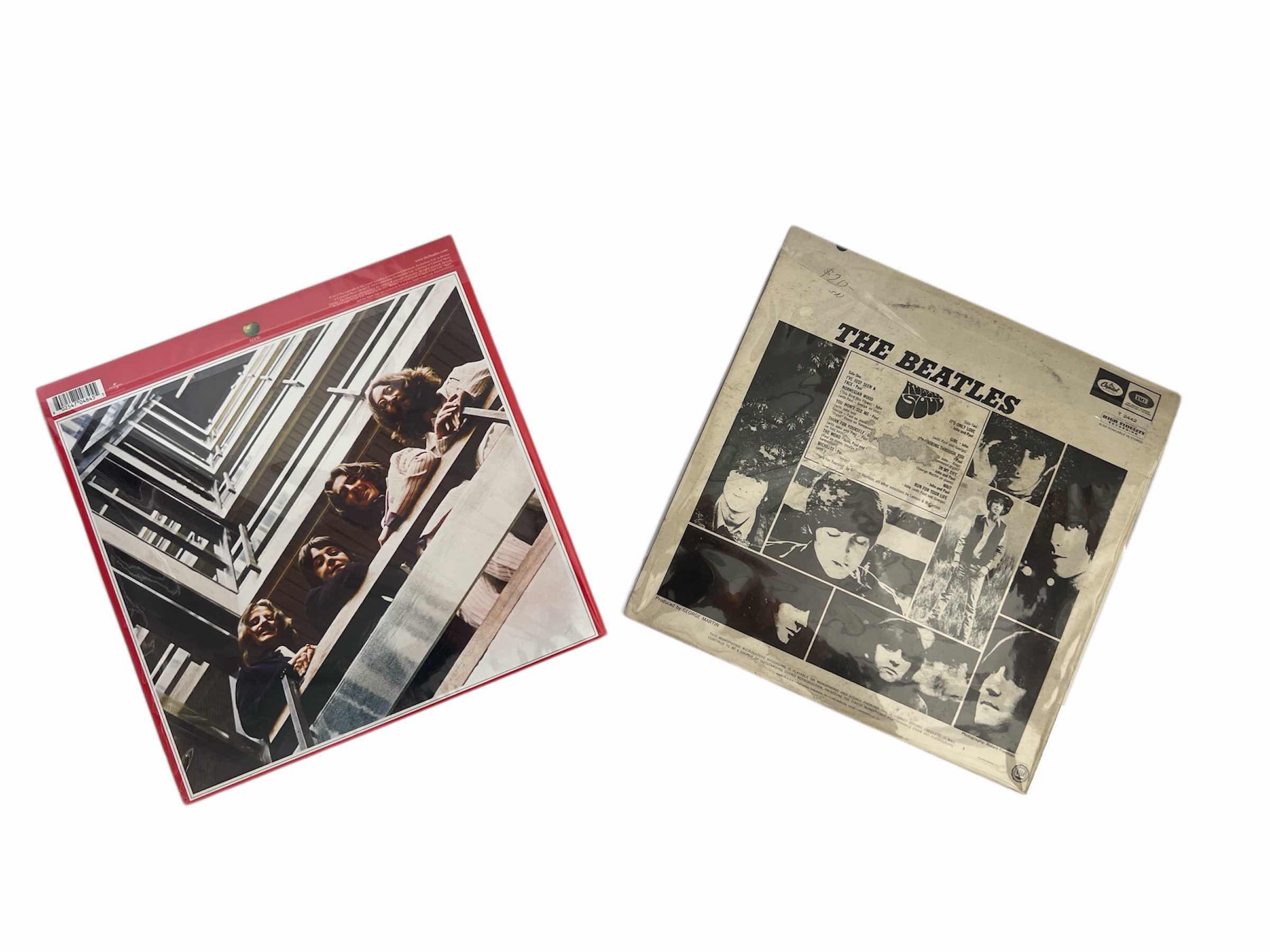 Photo 1 of BEATLES VINYL RECORDS, THE BEATLES 1962-1966, RUBBER SOUL IN SEALED PLASTIC