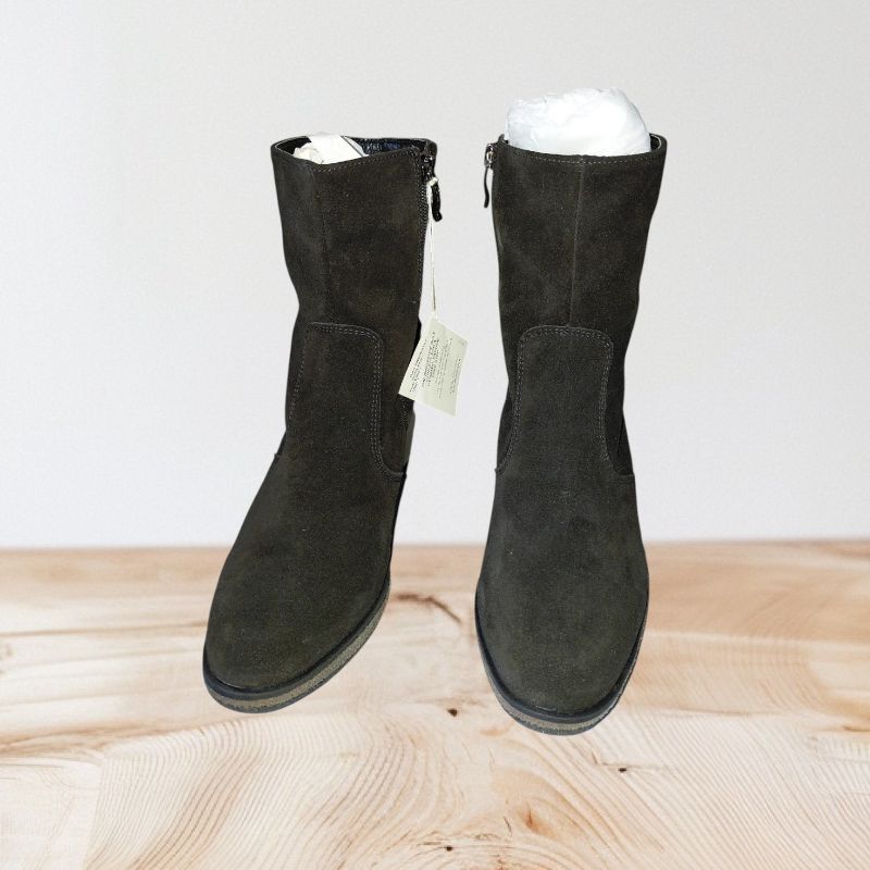 Photo 1 of ARA BRISTOL BLACK SUEDE WOMEN'S BOOTS (SIZE 5.5)