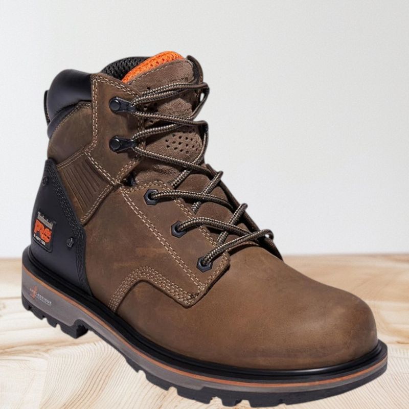 Photo 1 of TIMBERLAND PRO BALLAST 6" STEEL SAFETY TOE SHOES, SIZE 7.5