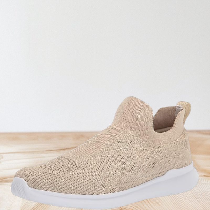 Photo 1 of SIZE 9.5-"PROPET" TRAVELBOUND SLIP ON WOMENS BEIGE SNEAKERS SHOES.