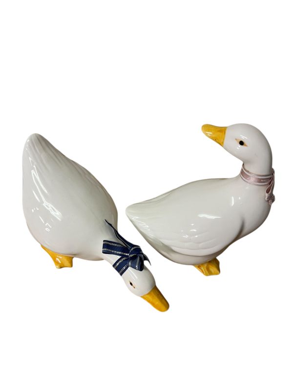 Photo 1 of TWO CERAMIC DUCK 10"H X 6"W