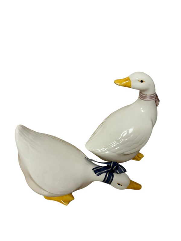 Photo 1 of TWO CERAMIC DUCK 10"H X 6"W