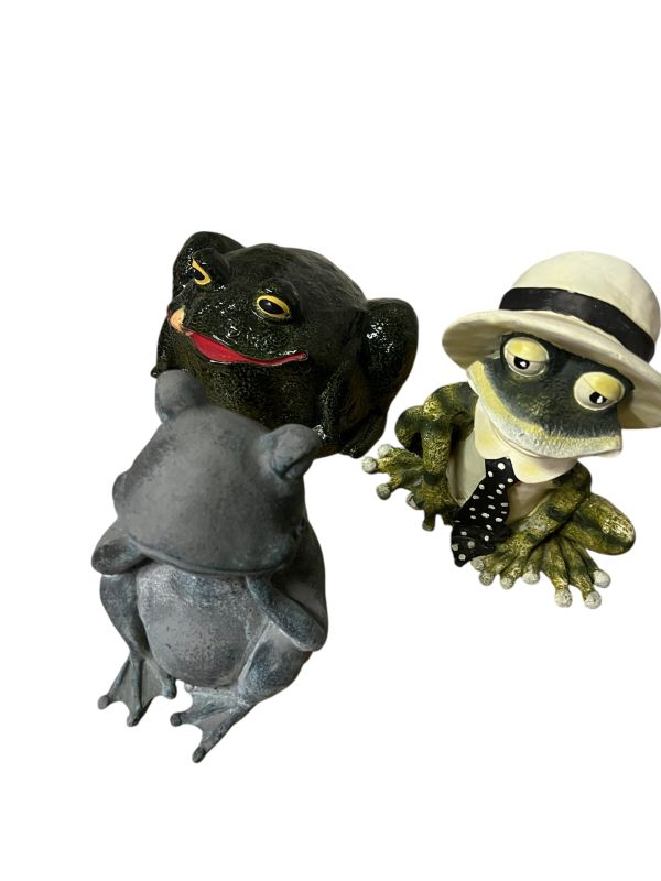 Photo 1 of 3 CERAMIC FROGS