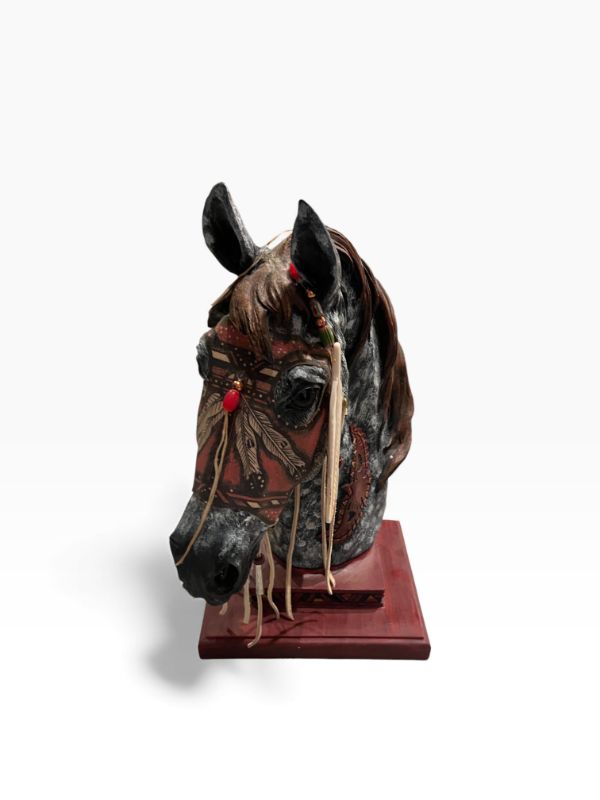 Photo 1 of HORSE HEAD DECORATIVE STATUE 10” TALL