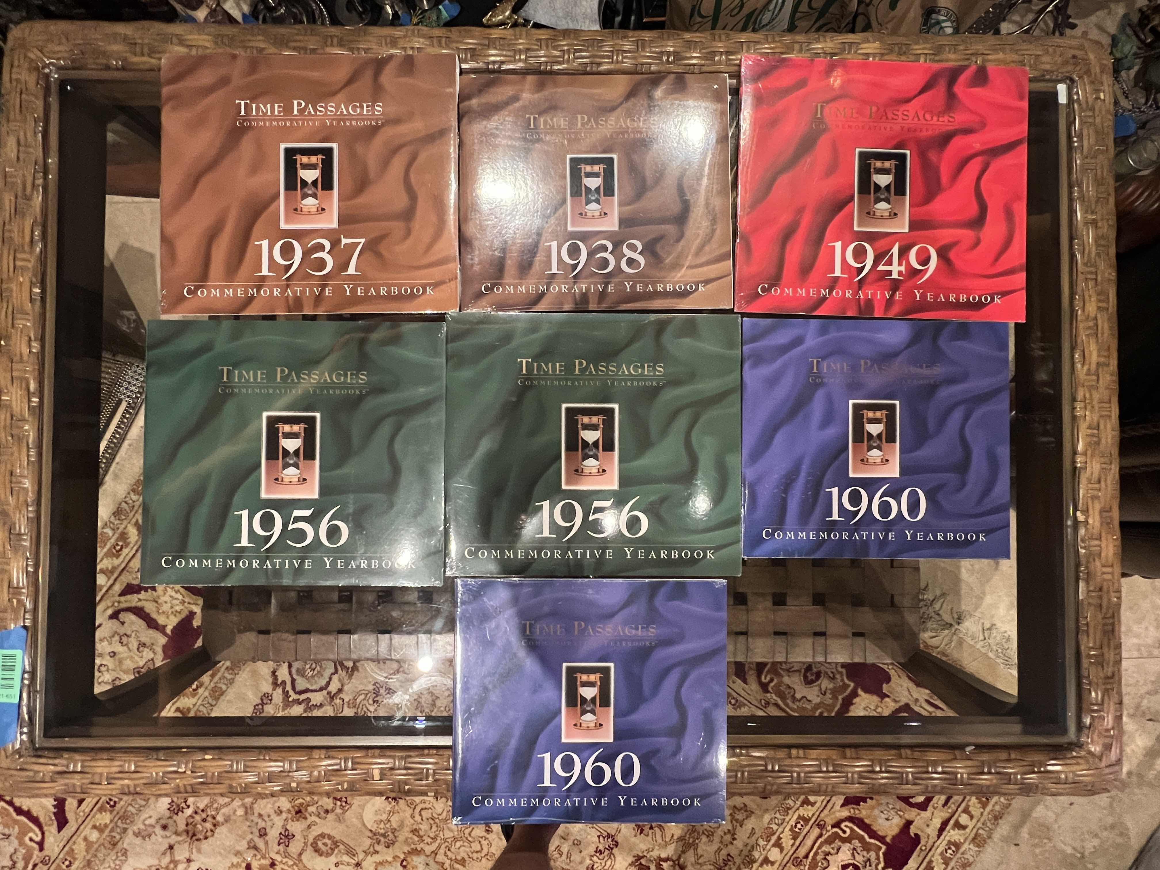 Photo 1 of 7 TIME PASSAGES COMMEMORATIVE YEARBOOKS FROM DIFFERENT YEARS BETWEEN 1934-1960