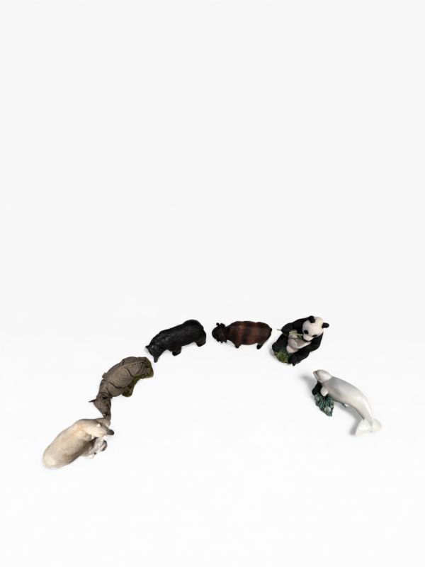 Photo 1 of 6 ANIMAL FIGURINES 3”H X 4”W