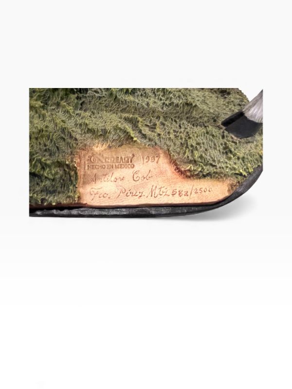 Photo 1 of CREART ANTELOPE FIGURE ARTWORK 582/2500 16”H X 10”W