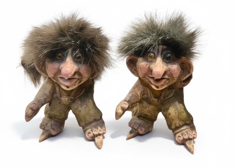 Photo 1 of 2 TROLLS WITH TAGS