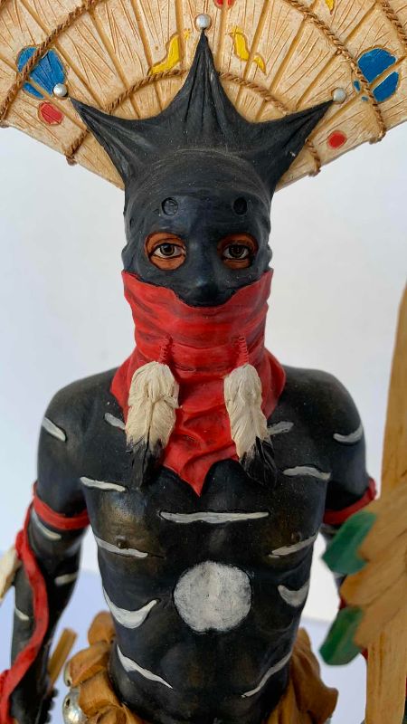 Photo 1 of AMERICAN INDIAN RESIN FIGURE BY THE SUMMIT COLLECTION 12”