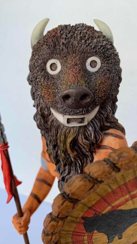 Photo 1 of AMERICAN INDIAN RESIN FIGURE BY THE SUMMIT COLLECTION 10.5”