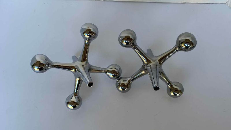 Photo 1 of 2 CHROME JAX PAPER WEIGHTS 7”
