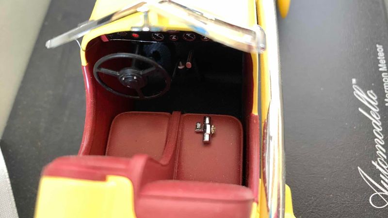 Photo 1 of 1935 DUSENBERG SJ SPEEDSTER MORMON METEOR YELLOW 1:24 9.5”