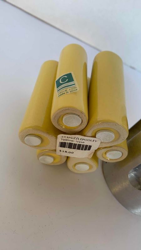 Photo 1 of 2 PENCIL HOLDERS, ONE IS REVOLVER GUN CYLINDER