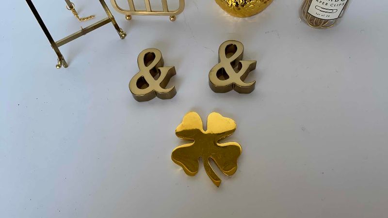 Photo 1 of GOLD TONE OFFICE ITEMS