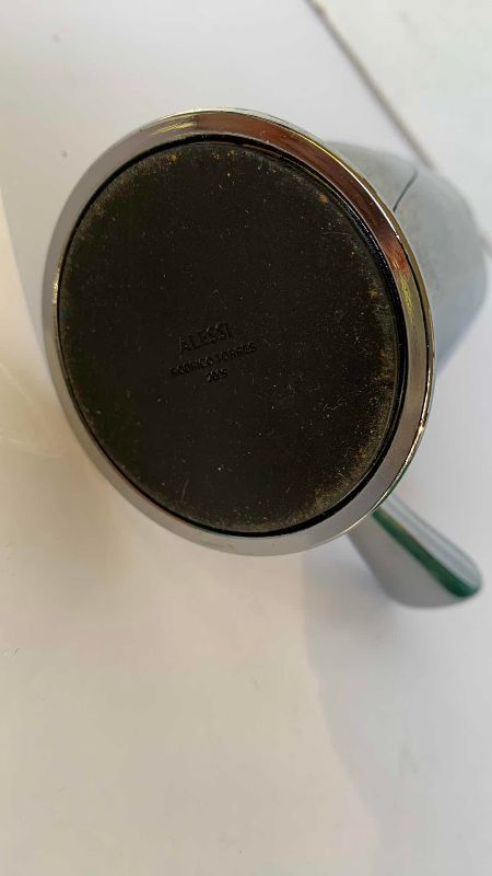 Photo 1 of ALESSI CHI MAGNETIC PAPER CLIP HOLDER IN CHROME