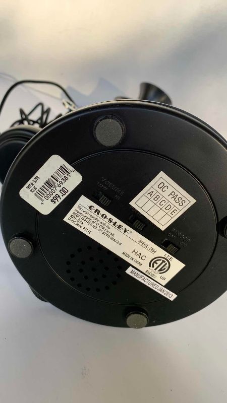 Photo 1 of CROSLEY 1920'S CANDLESTICK PHONE REPLICA MODEL CR64-BK