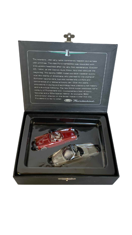Photo 1 of 2 HALLMARK THUNDERBIRD 50TH ANNIVERSARY ORNAMENTS IN CASE