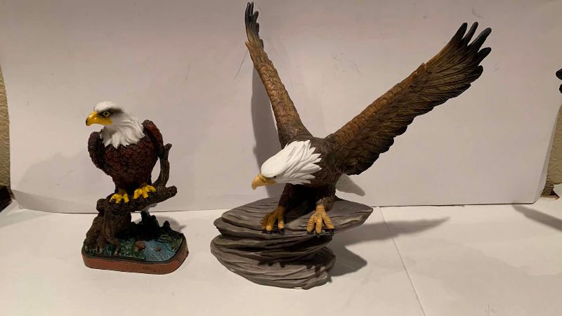 Photo 1 of 4 EAGLE SCULPTURES 9”