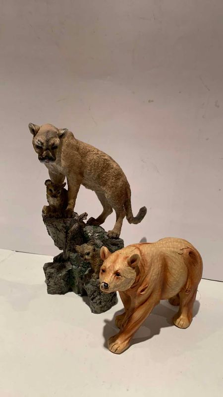 Photo 1 of 4 RESIN ANIMALS 8”