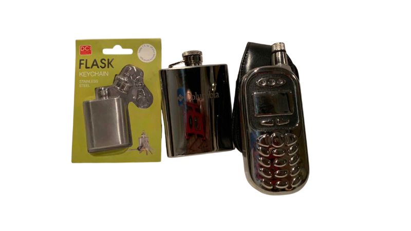 Photo 1 of 3 LIQUOR FLASKS