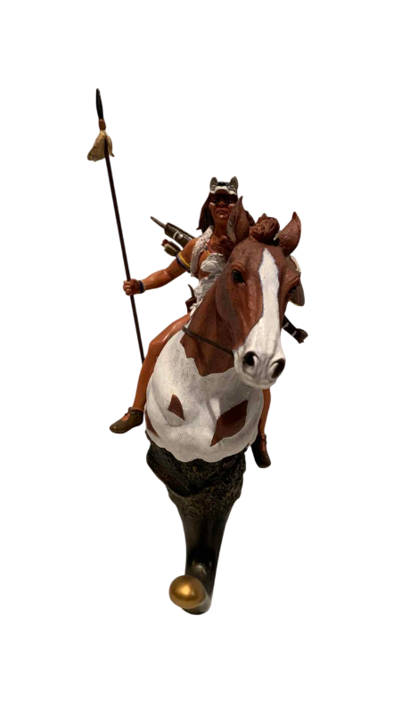 Photo 1 of $153 DANIEL MONFORT SIOUX CHIEF HOOK SCULPTURE 10”