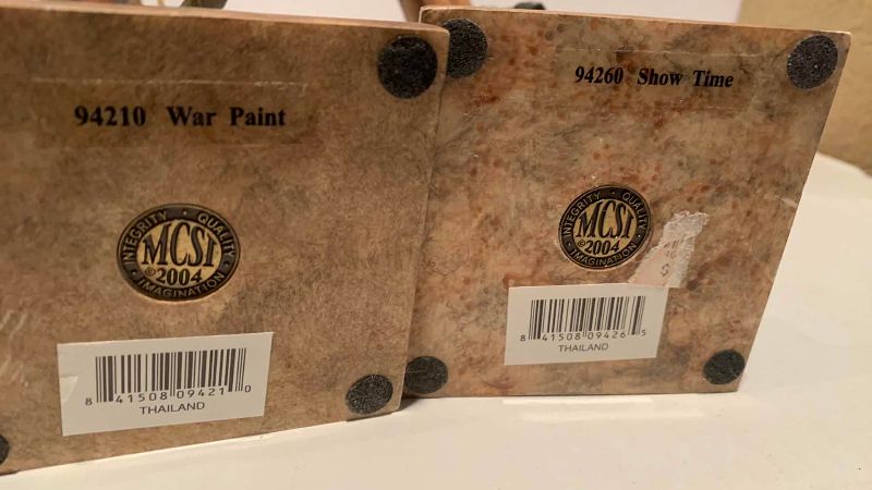 Photo 1 of 2 RESIN HORSE SCULPTURES 9”