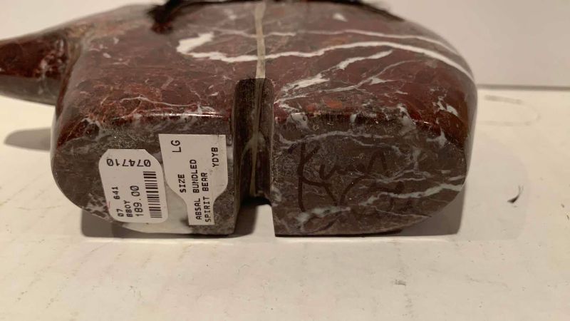 Photo 1 of ALABASTER BUNDLED SPIRIT BEAR 4.5”