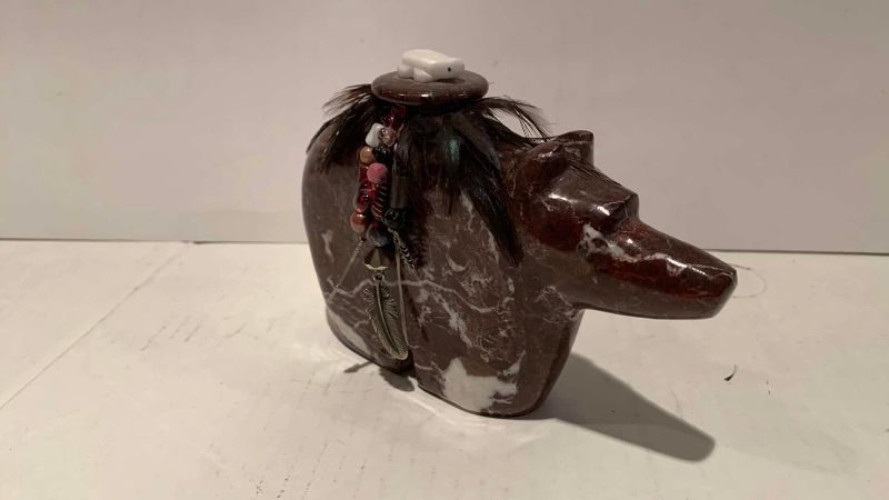 Photo 1 of ALABASTER BUNDLED SPIRIT BEAR 4.5”