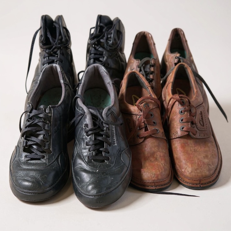 Photo 1 of 5-PAIRS MEN’S SHOES (SIZE 9-10)