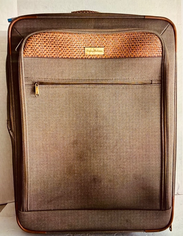 Photo 1 of TOMMY BAHAMA LEATHER TRIM FULL-SIZE TRAVEL BAG WITH WHEELS