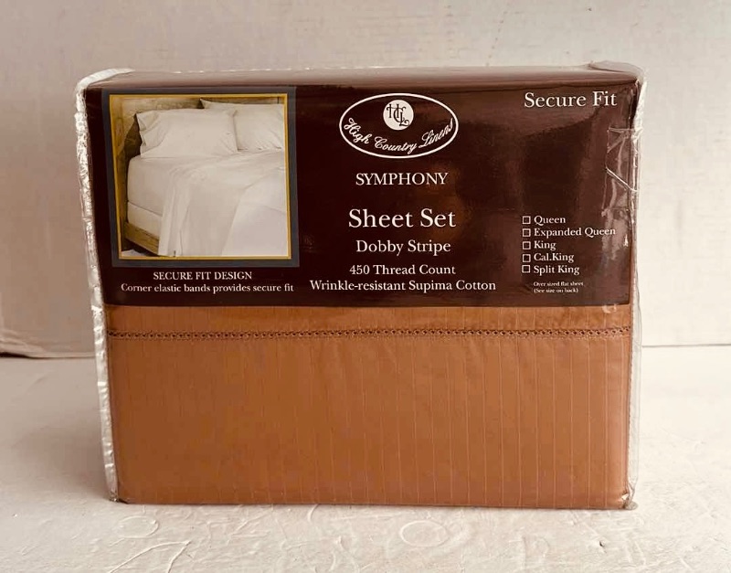 Photo 1 of HIGH COUNTRY LINENS CAL KING SHEET SET NIB