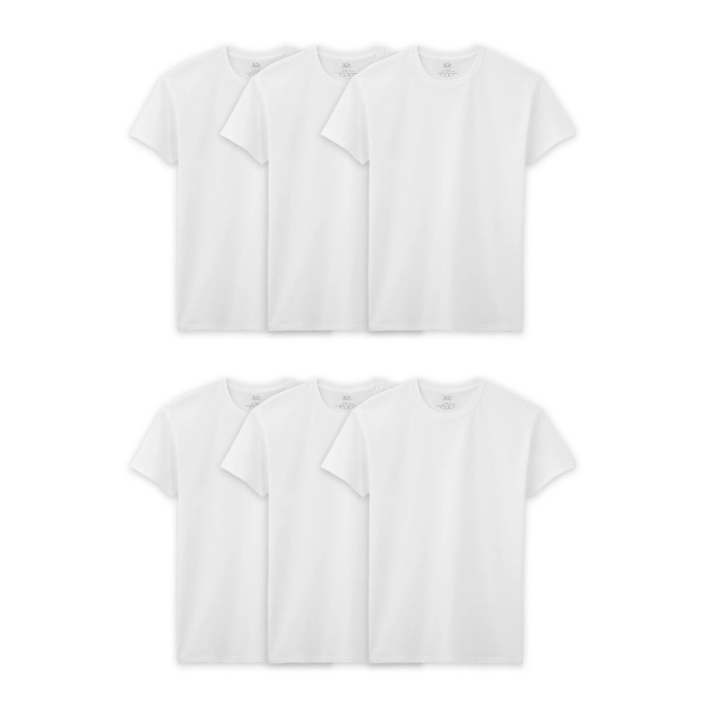 Photo 1 of 10-FRUIT OF THE LOOM WHITE TEE SHIRTS-XL