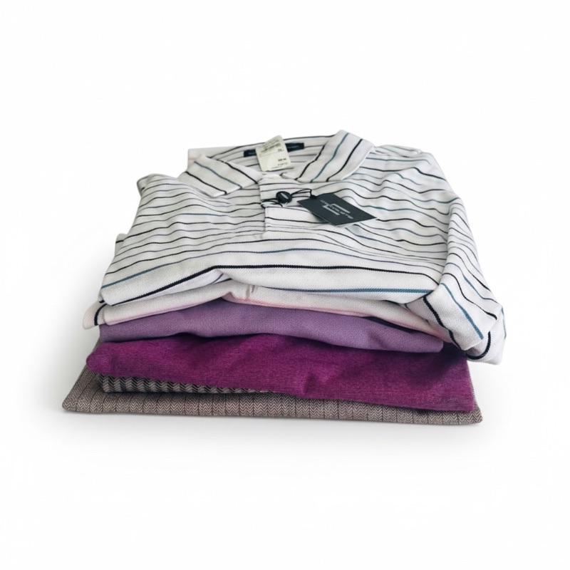 Photo 1 of 6-NEW MEN'S POLO STYLE DESIGNER SHIRTS-SIZE XL