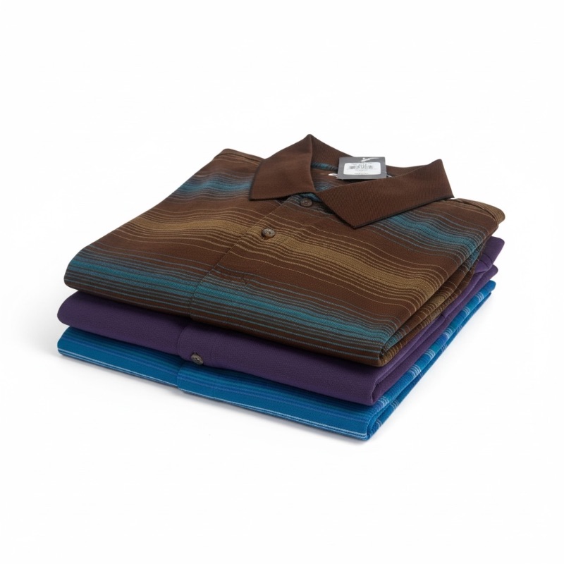 Photo 1 of 7-NEW MEN'S POLO STYLE SHORT SLEEVED LUXURY SHIRTS