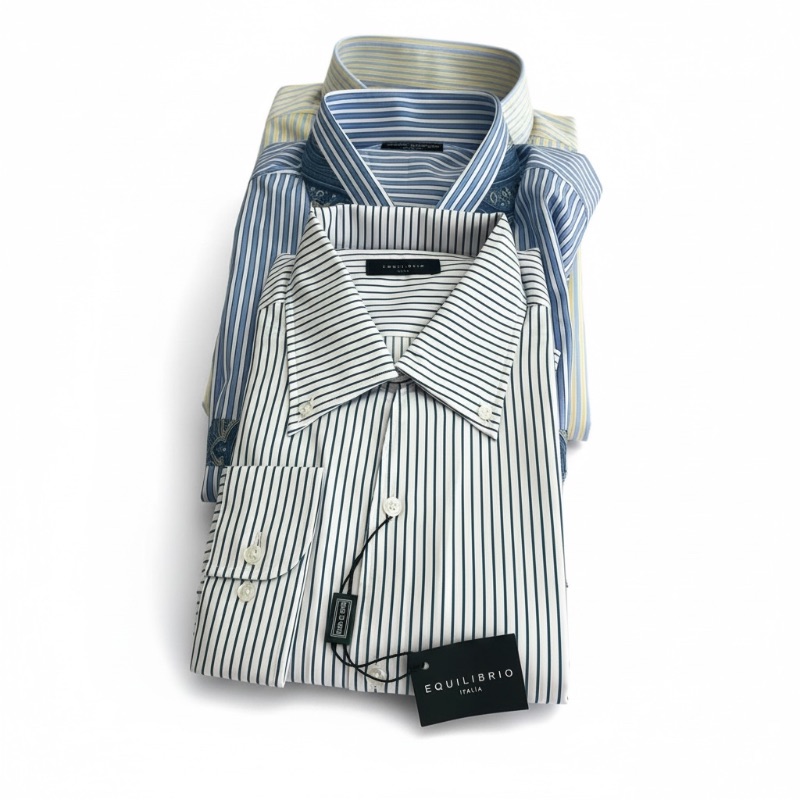 Photo 1 of 6-NEW MEN'S DESIGNER LONG SLEEVE DRESS SHIRTS LONG-SIZE XL