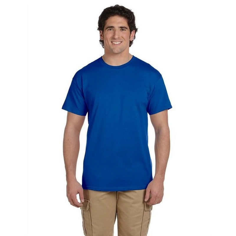 Photo 1 of 10-NEW MEN'S FRUIT OF THE LOOM ROYAL BLUE T-SHIRTS-SIZE XL