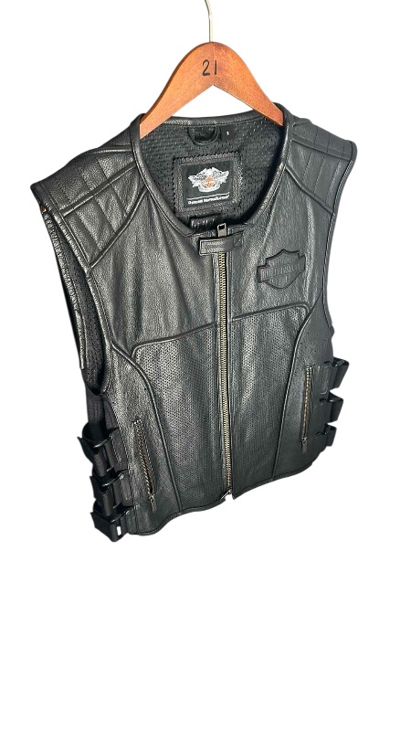 Photo 1 of HARLEY DAVIDSON LEATHER VEST-SIZE S