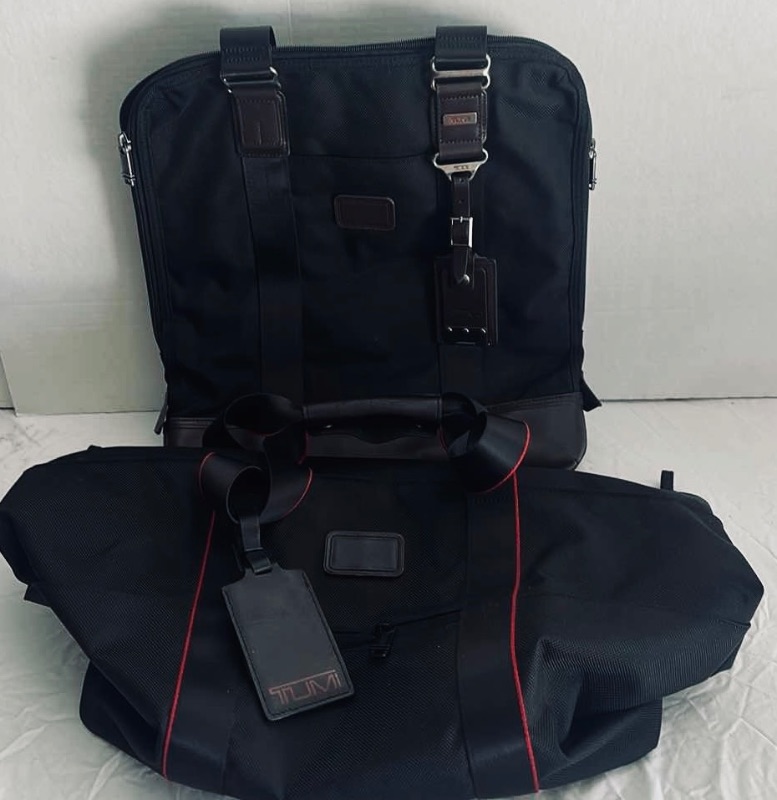 Photo 1 of TUMI VOYAGEUR CONTINE WEEKENDER DUFFEL BAG, TUMI ALPHA BRAVO ACADEMY BRIEFCASE