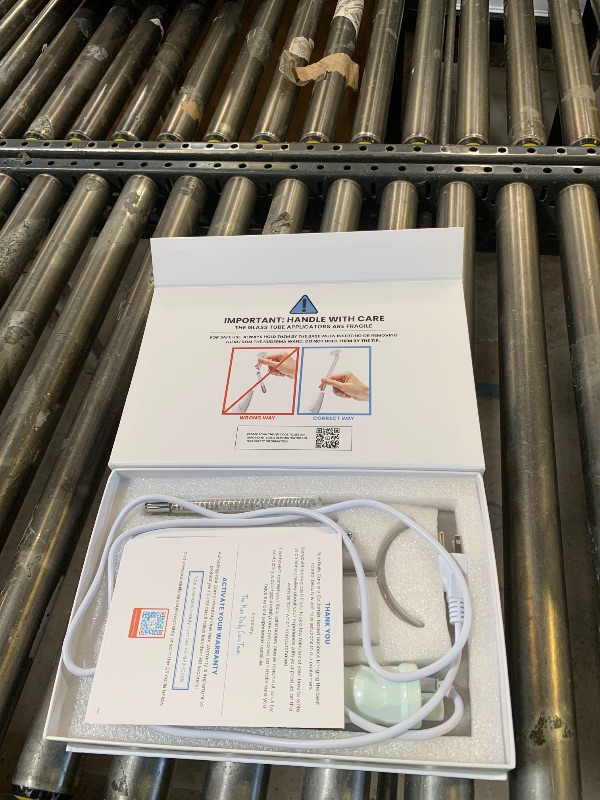 Photo 1 of NuDerma Clinical Skin Therapy Wand - Portable Skin Therapy Machine w 6 Fusion Neon + Argon Wands – Anti Aging - Clarifying - Skin Tightening & Radiance - Wrinkle Reducing