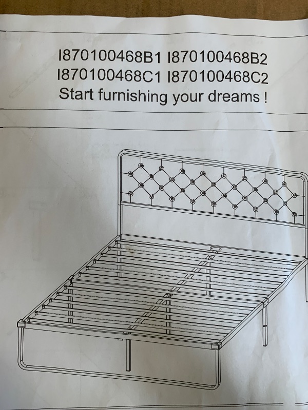 Photo 1 of Metal Bed Frame 
