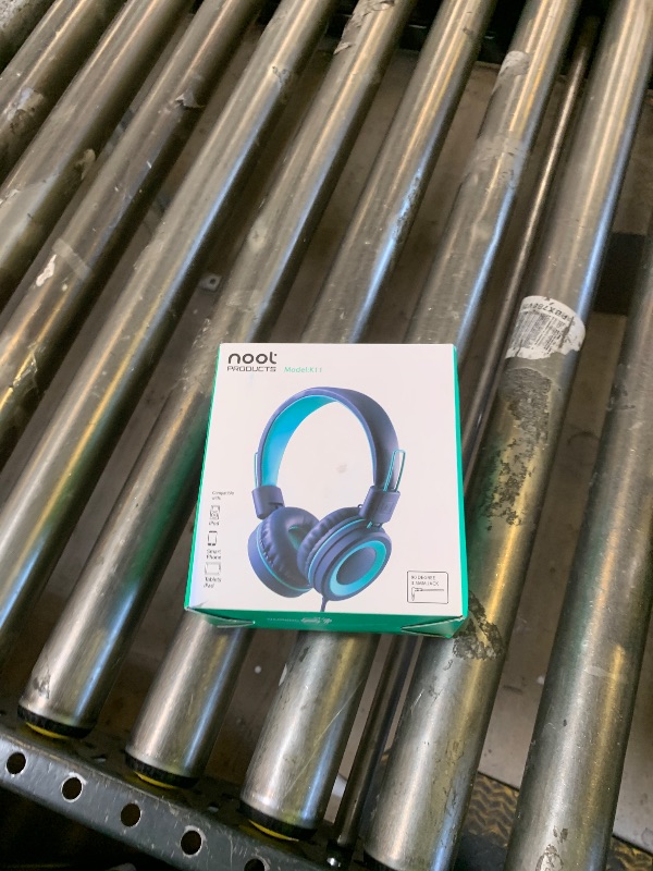 Photo 1 of Kids Headphones - noot products K11 Foldable Stereo Tangle-Free 3.5mm Jack Wired Cord On-Ear Headset for Children/Teens/Boys/Girls/Smartphones/School/Kindle/Airplane Travel/Plane/Tablet (Navy/Teal)