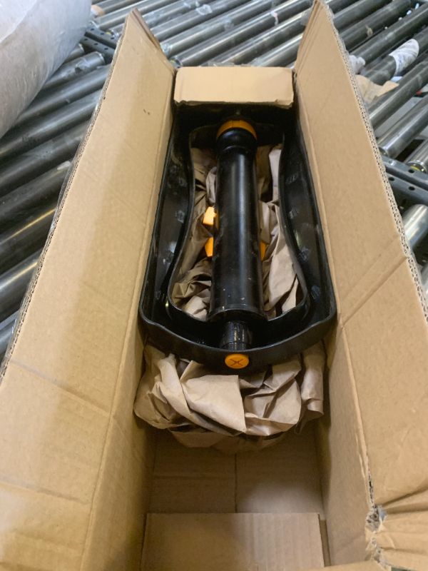 Photo 1 of Melnor 65167AMZ XT Turbo Oscillating Sprinkler, 4,500 sq. ft., Quick Connect Bundle, 3-Way Adjustable, Black, Yellow