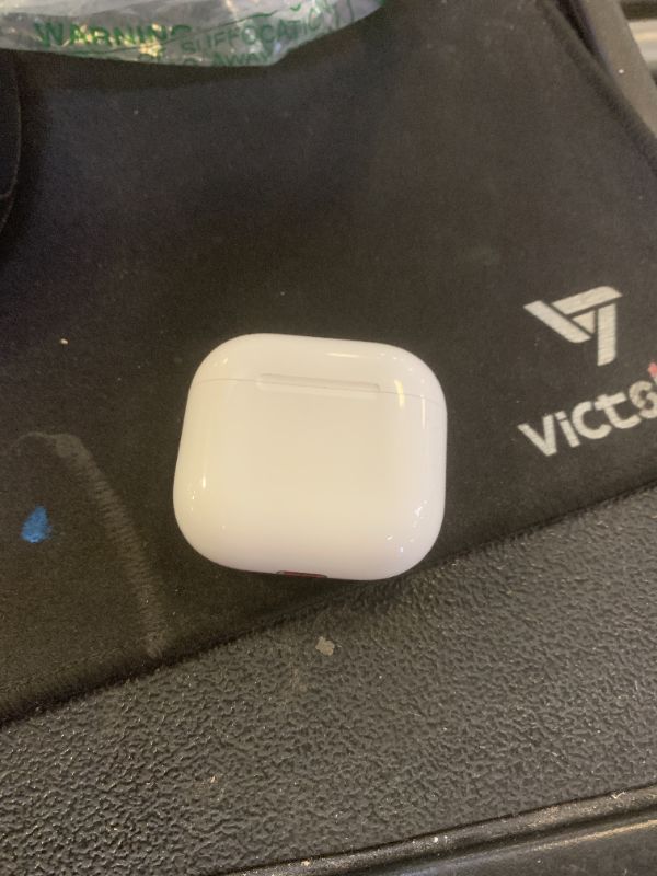 Photo 1 of Apple AirPods 4 Wireless Earbuds, Bluetooth Headphones, Personalized Spatial Audio, Sweat and Water Resistant, USB-C Charging Case, H2 Chip, Up to 30 Hours of Battery Life, Effortless Setup for iPhone